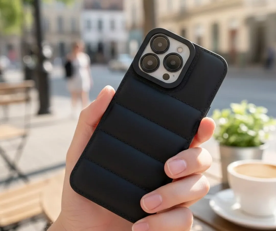 NUVEX iPhone 15 Pro Max Hoesje Set - Grijs/Zwart