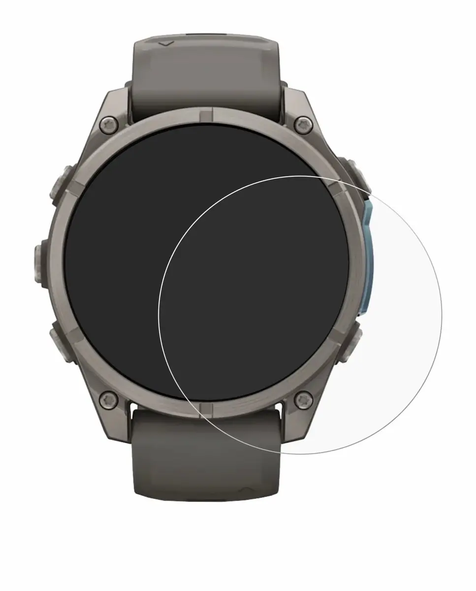 upscreen Screenprotector Garmin Fenix 9 47mm - Transparant - afbeelding 5 van 6