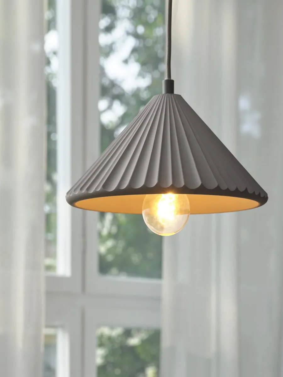 Osram Decor Concrete Pyramid Hanglamp 250mm - Donkergrijs - afbeelding 6 van 6