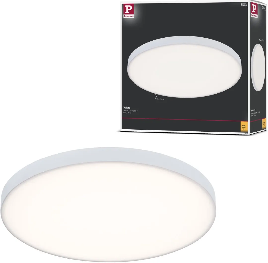 Paulmann LED-paneel Velora Rond 300mm 13W 1250lm Wit
