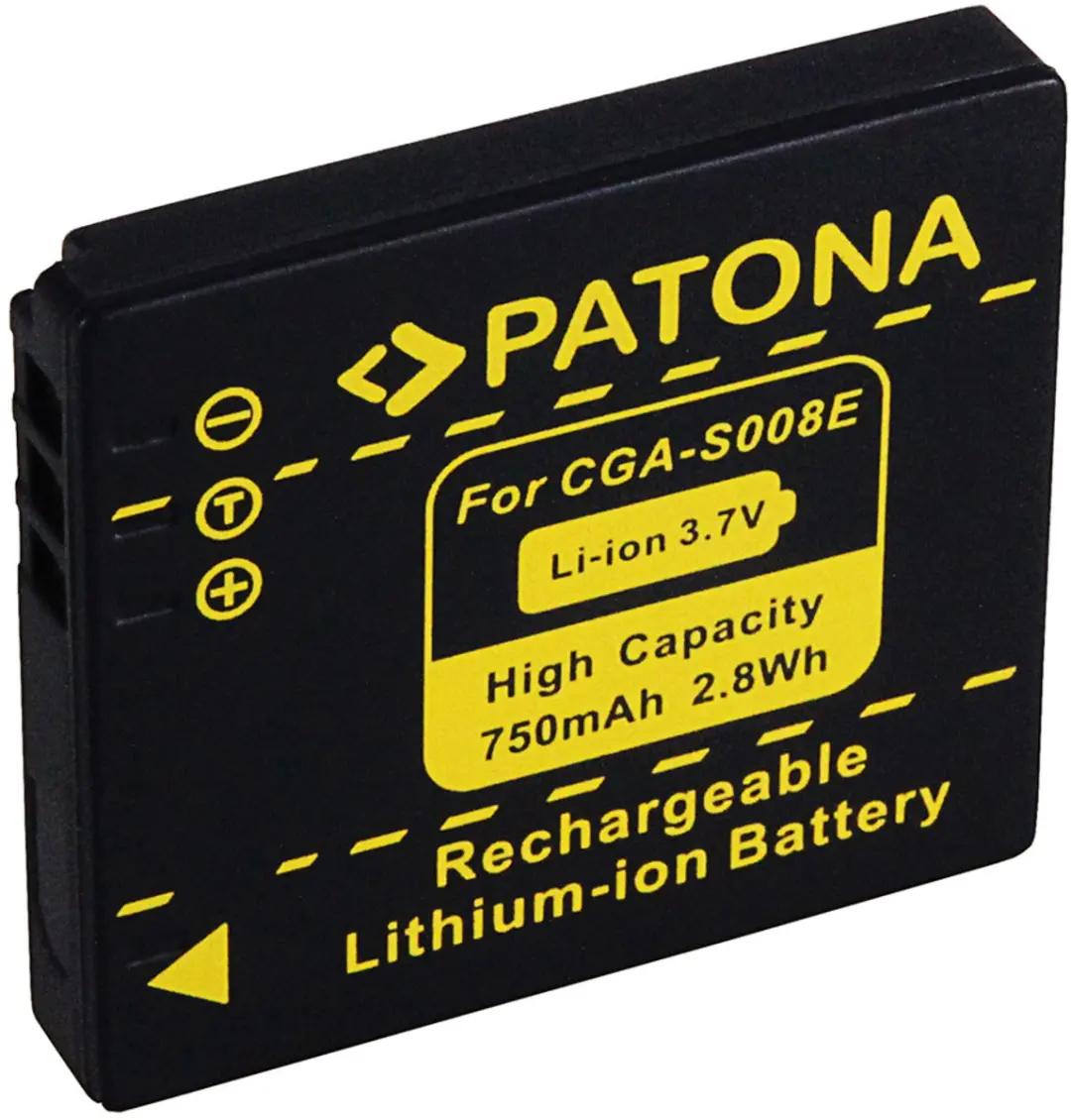Patona Accu voor Panasonic DMC-FX30 / CGA-S008E