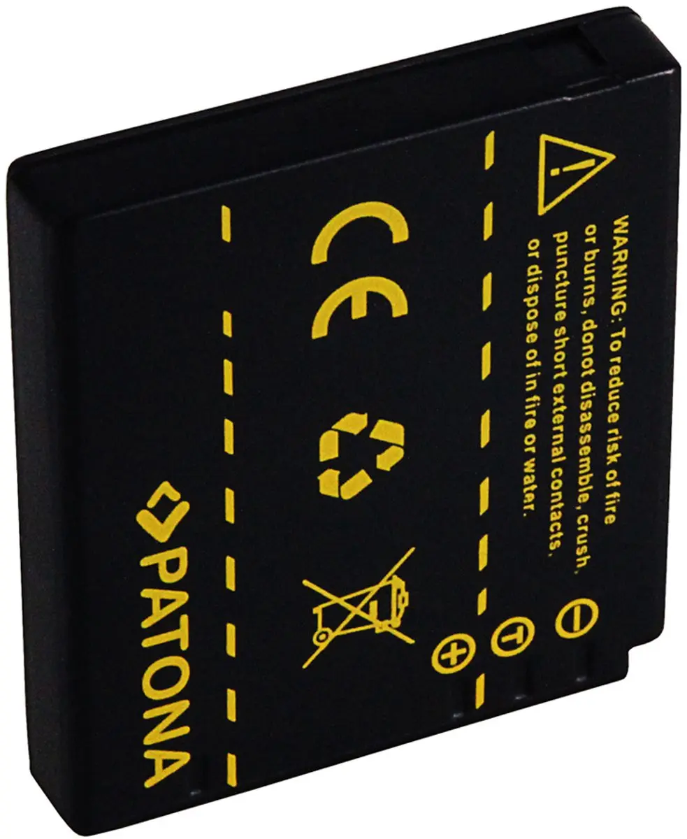 Patona Accu voor Panasonic DMC-FX30 / CGA-S008E - 750mAh - afbeelding 4 van 6