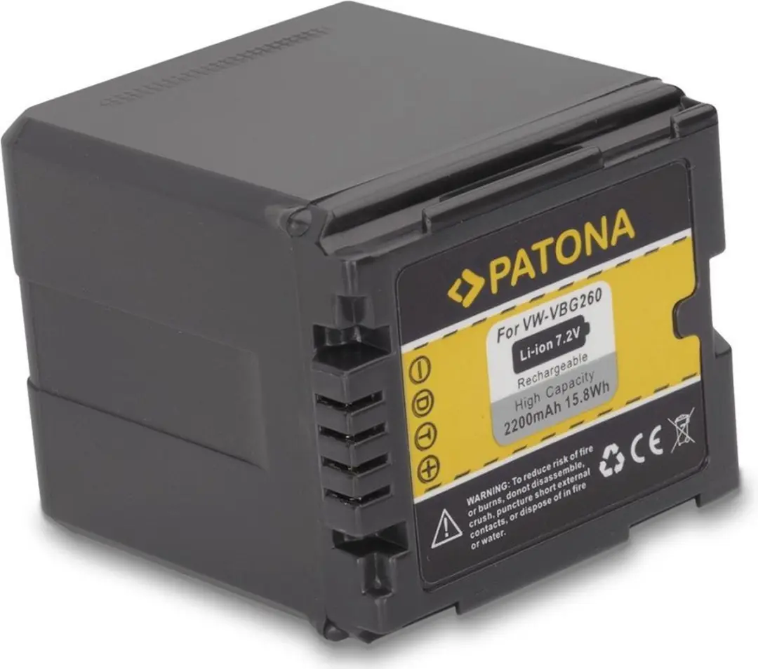 Patona Panasonic VW-VBG260 Accu