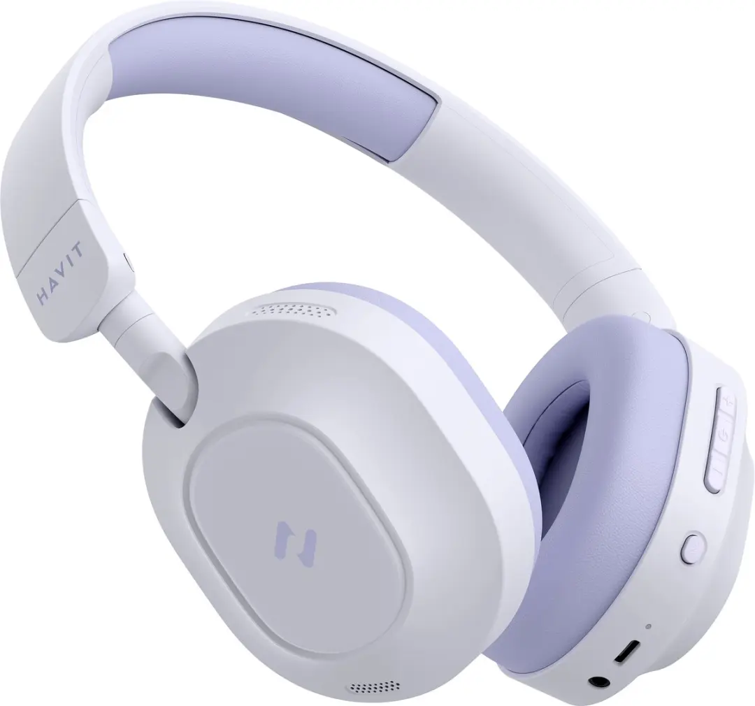 HAVIT H668BT Koptelefoon - Paars - afbeelding 4 van 5
