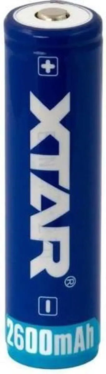 Xtar 18650 Li-ion Batterij 2600mAh - afbeelding 2 van 2