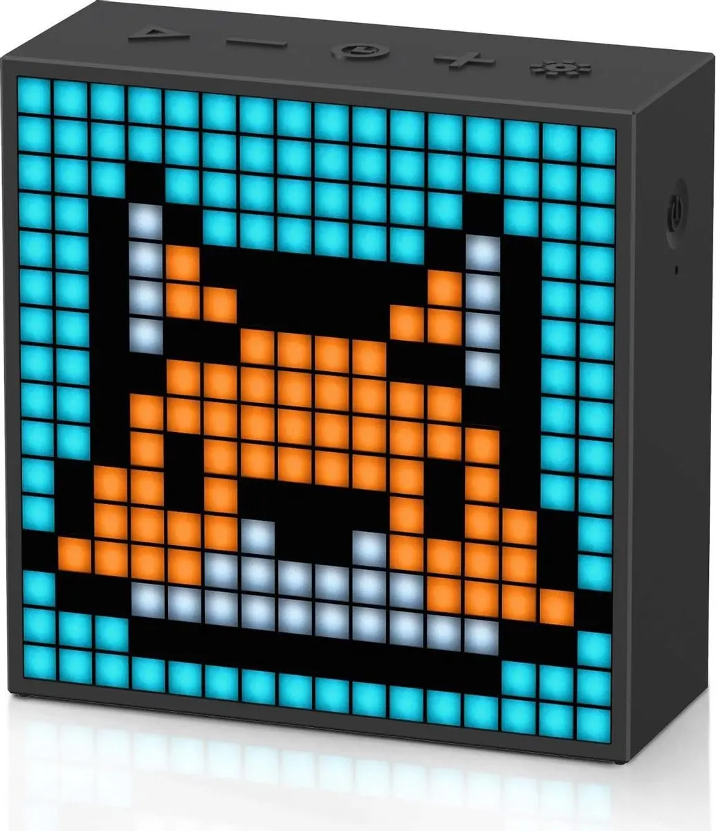 Divoom Timebox Evo X002059VWR Bluetooth Speaker - Zwart - afbeelding 2 van 6