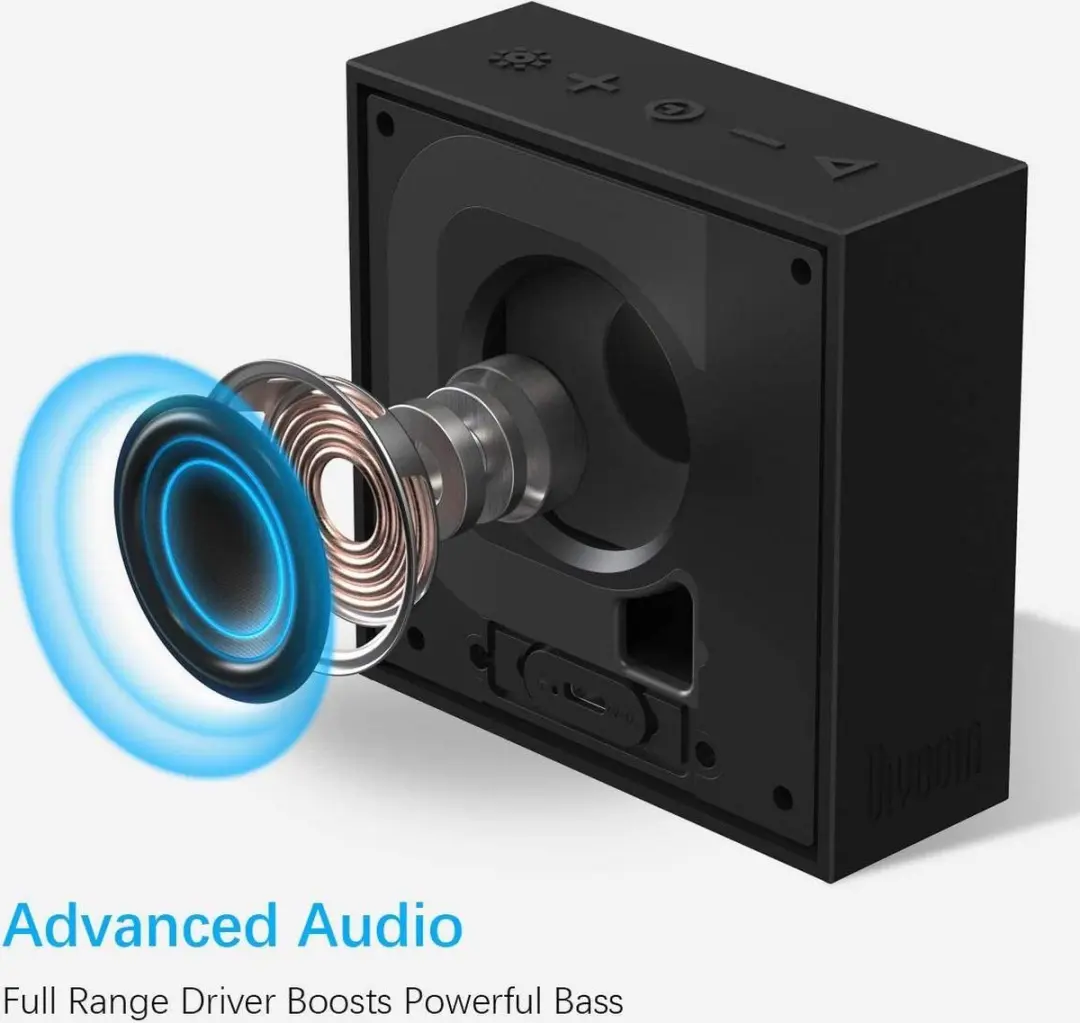 Divoom Timebox Evo X002059VWR Bluetooth Speaker - Zwart - afbeelding 4 van 6