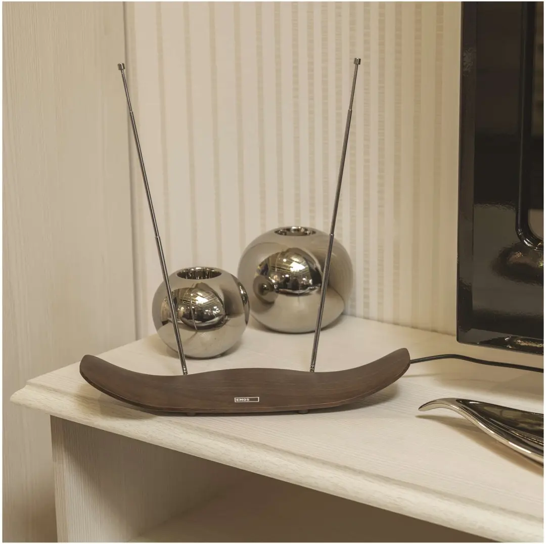 Emos CITY WOOD-C500 J0708 Binnenantenne - Zwart - afbeelding 4 van 6