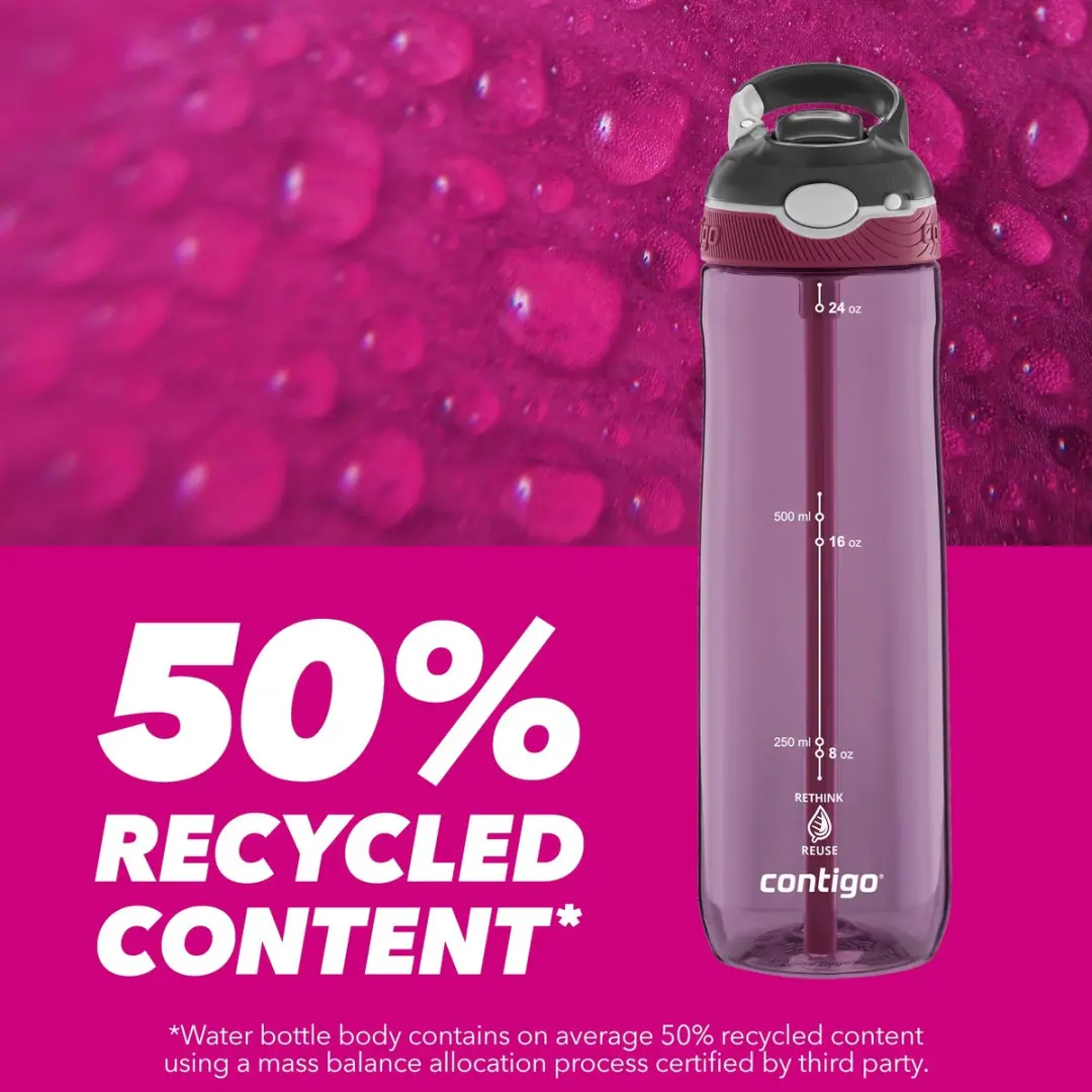 Contigo Ashland Autospout Waterfles 720ml - Passionfruit - afbeelding 5 van 6