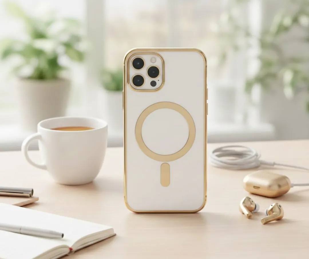 NUVEX iPhone 12 Pro MagSafe Hoesje - Goud