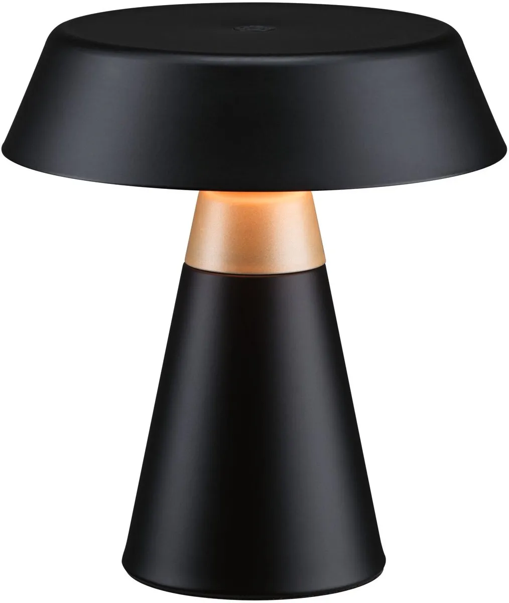 Paulmann Acculamp Lirox IP44 1x1.5W - Zwart/Champagne