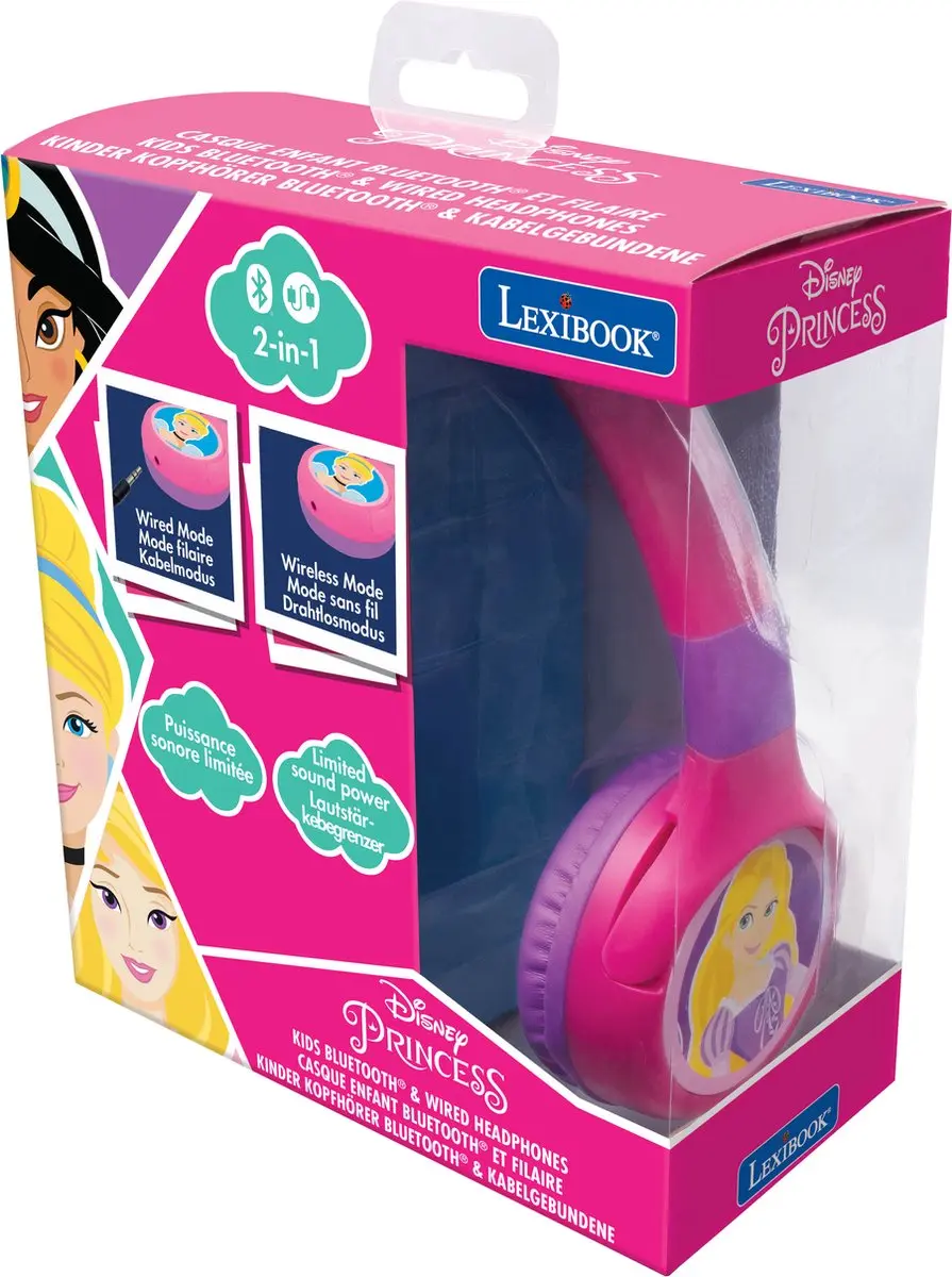 Lexibook Disney Princess HPBT010DP Koptelefoon - Roze - afbeelding 2 van 6