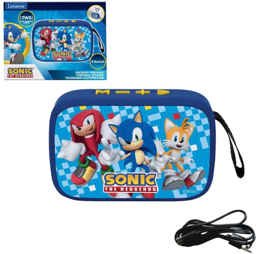 Lexibook Sonic BT018SN_00 Bluetooth Luidspreker - Blauw - afbeelding 4 van 6