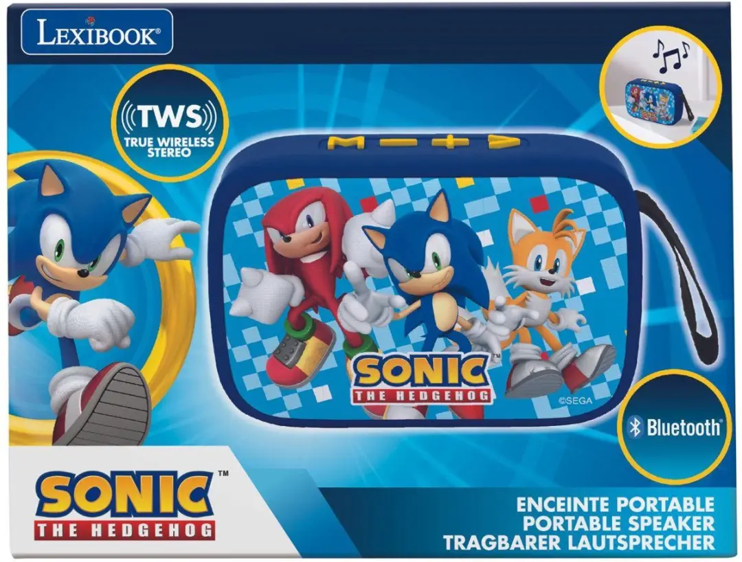 Lexibook Sonic BT018SN_00 Bluetooth Luidspreker - Blauw - afbeelding 6 van 6