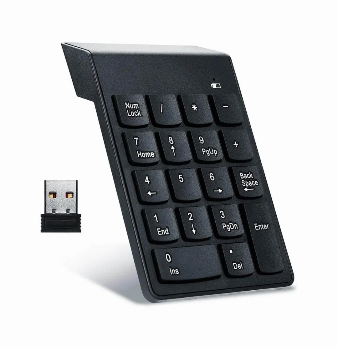 Gembird KPD-W-02 Draadloos Numeriek Toetsenbord - Zwart