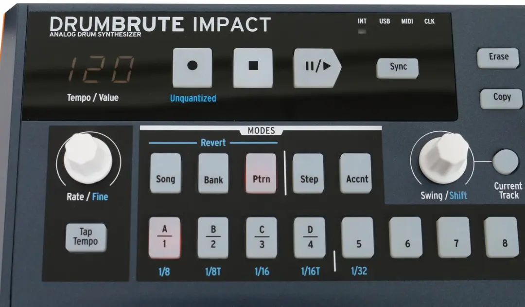 Arturia DrumBrute Impact Analoge Drumsynthesizer - Zwart - afbeelding 6 van 6