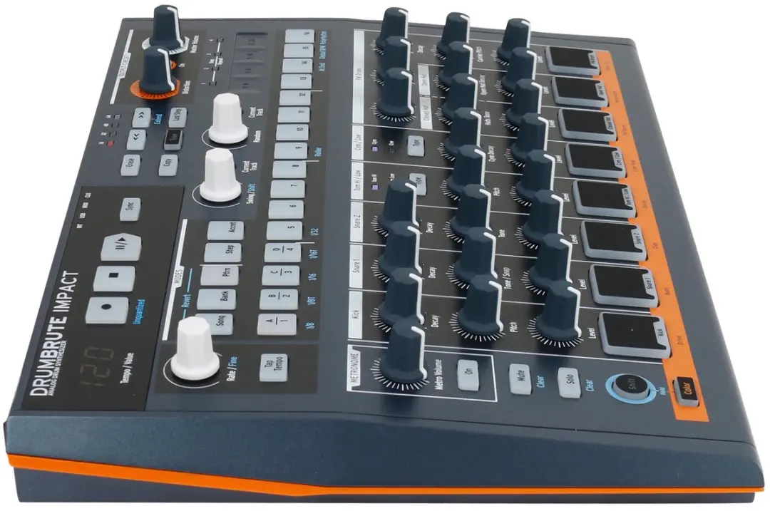 Arturia DrumBrute Impact Analoge Drumsynthesizer - Zwart - afbeelding 2 van 6