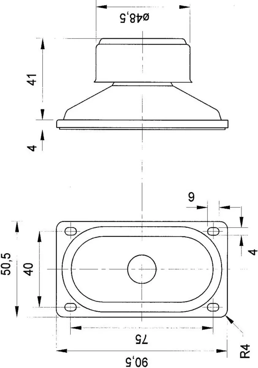 Visaton SC 5.9 8006 Breedband-luidspreker - Zwart - afbeelding 3 van 6
