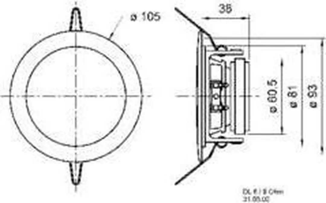 Visaton Dl8 Plafondluidspreker 30 W 8 Ohm - afbeelding 6 van 6
