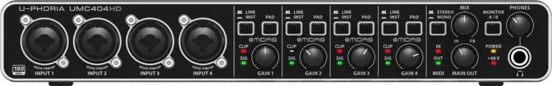 Behringer U-Phoria UMC404HD USB-Interface