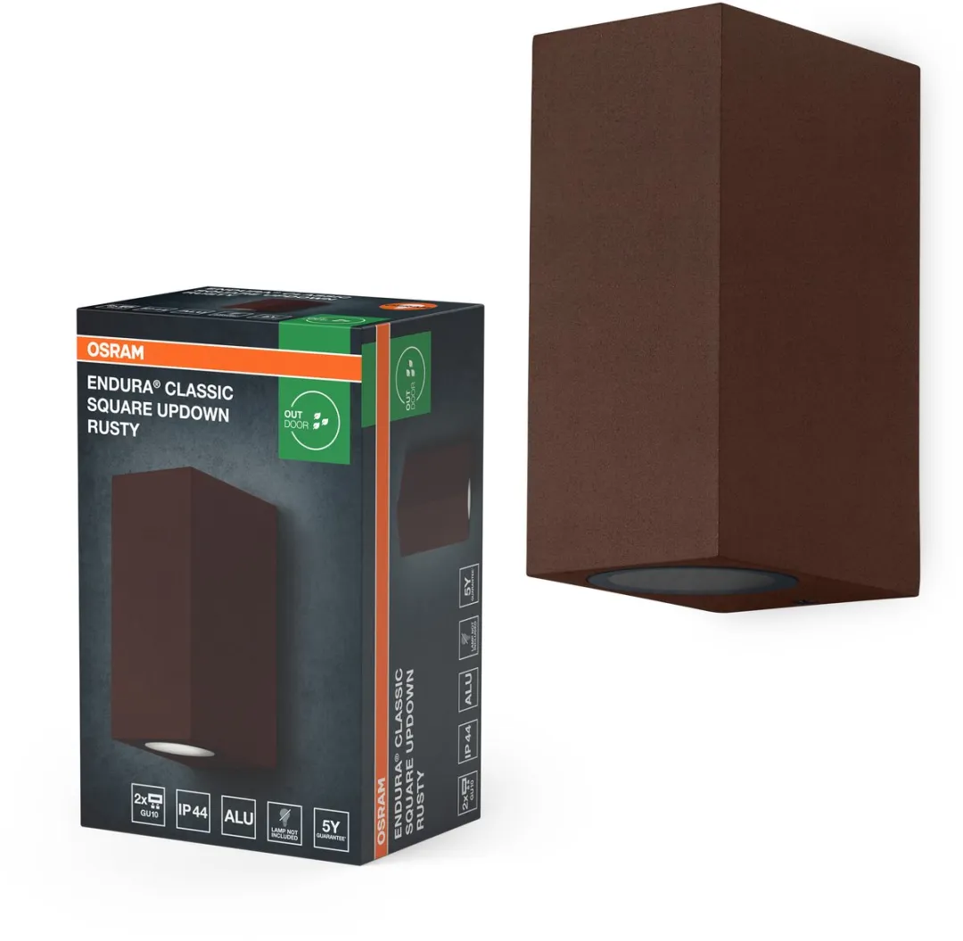 Osram Endura Classic Square Updown - Rust