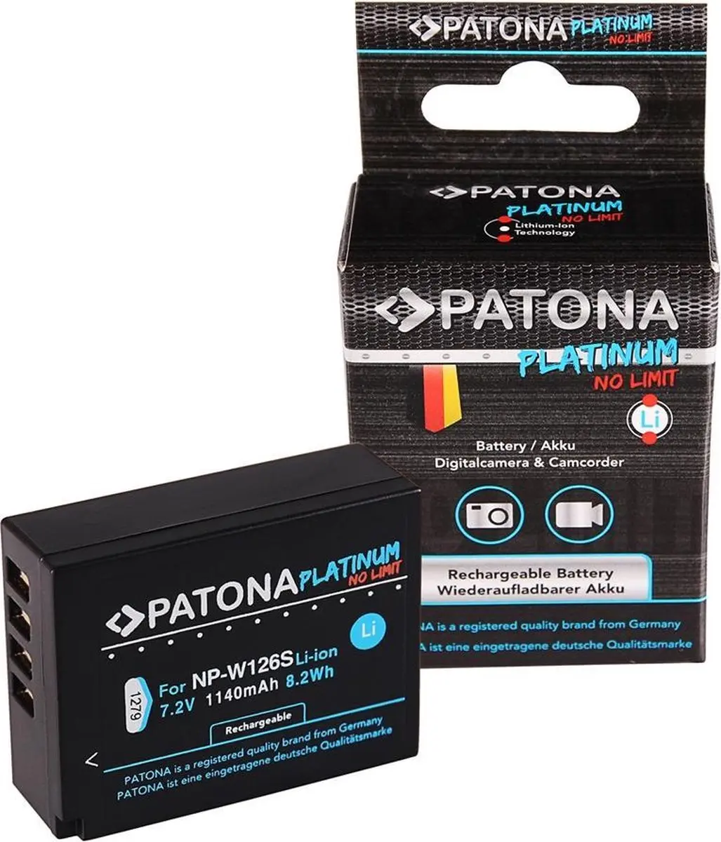 Patona Accu Fuji NP-W126S 1140mAh
