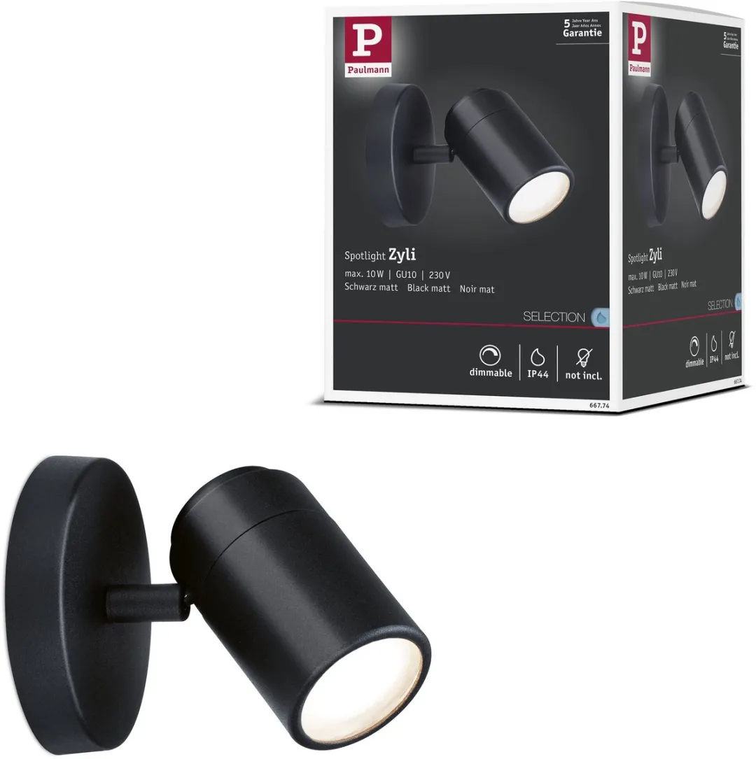 Paulmann Spotlight Zyli IP44 GU10 10W
