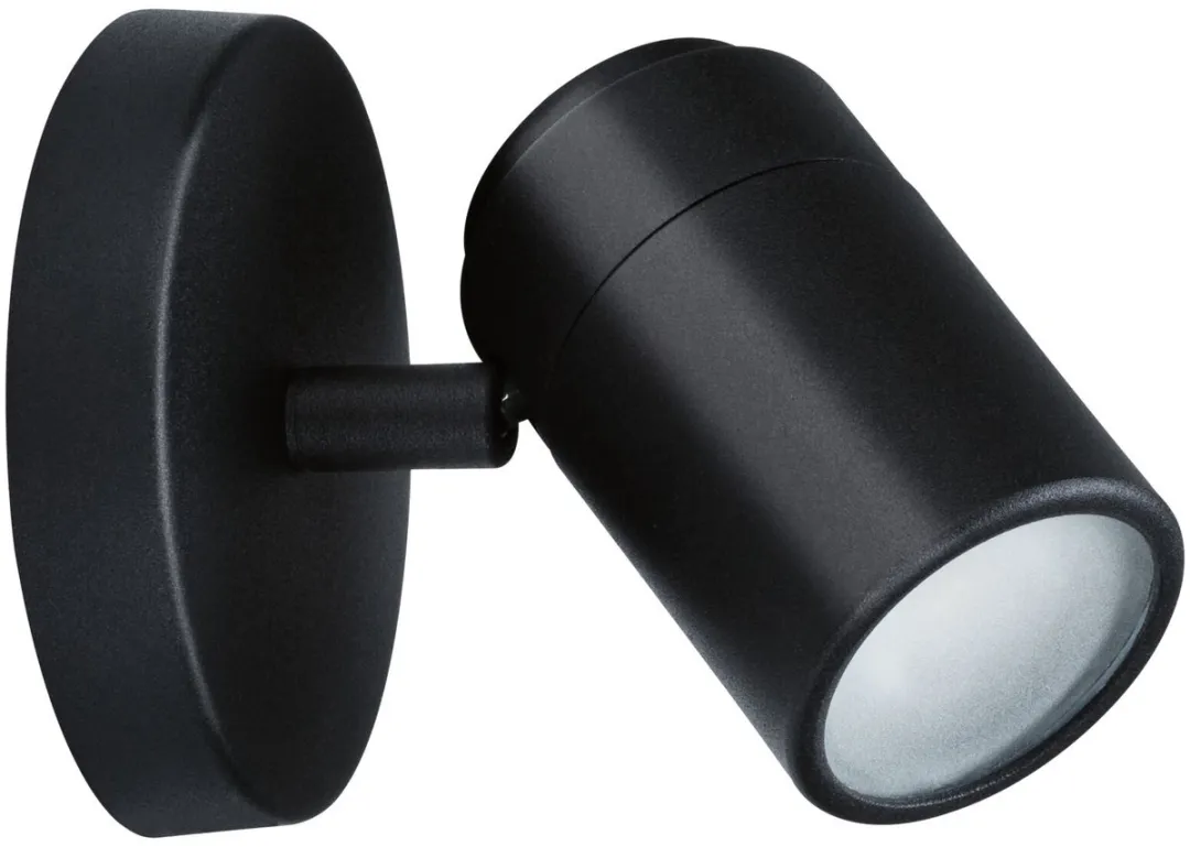 Paulmann Spotlight Zyli IP44 GU10 10W - Zwart mat