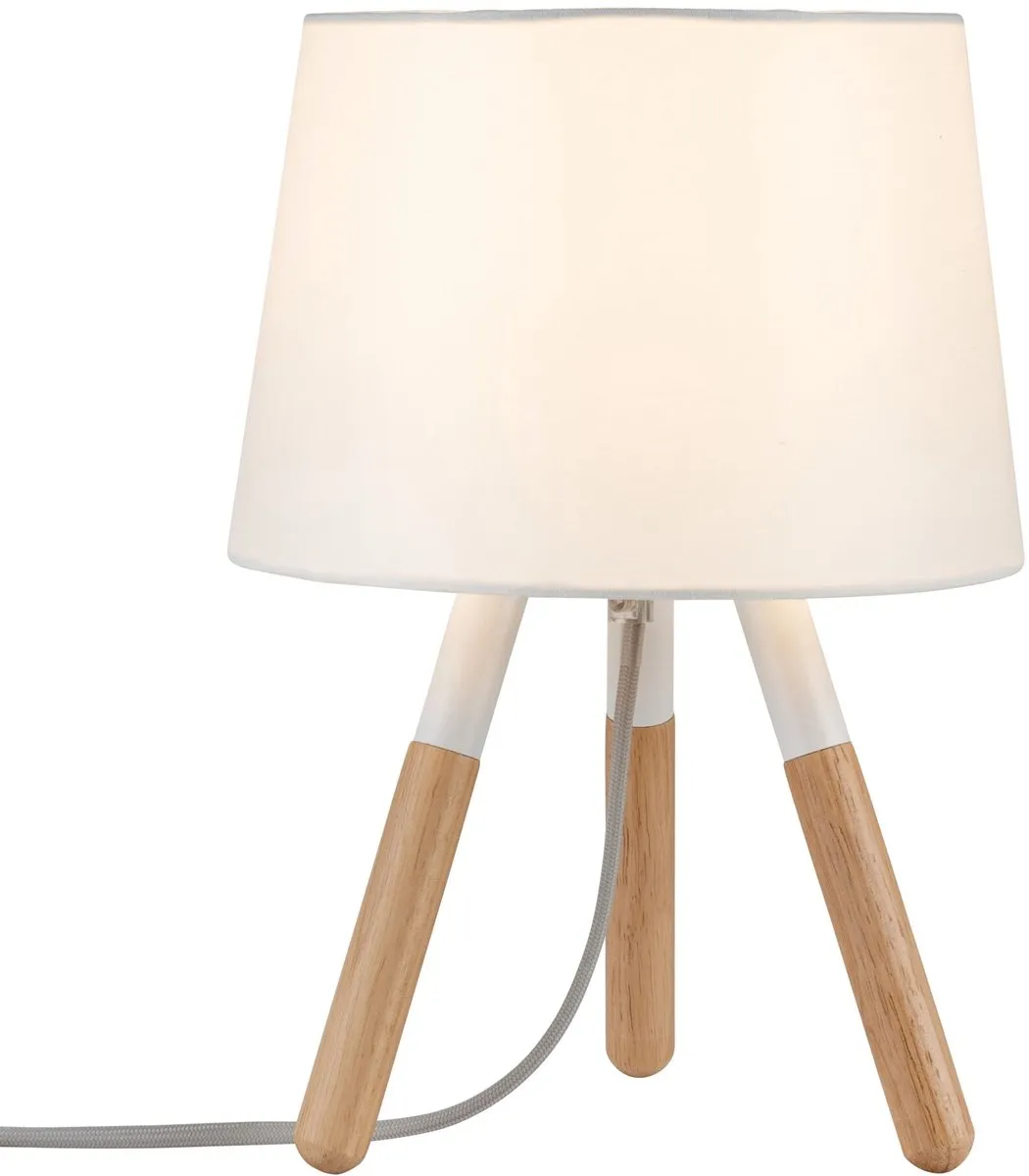 Paulmann Neordic Berit LED Tafellamp - Hout/Wit