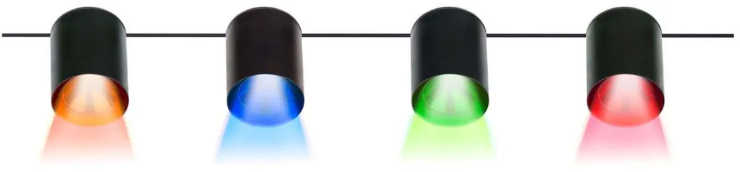 Grundig LED Party Verlichting 4 Lampen - Multikleur - Zwart