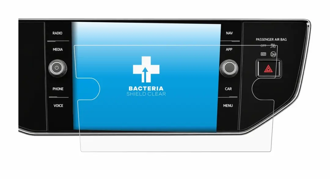 upscreen Screenprotector Volkswagen Polo VI Ready 2 Discover 8" - Transparant - afbeelding 4 van 6
