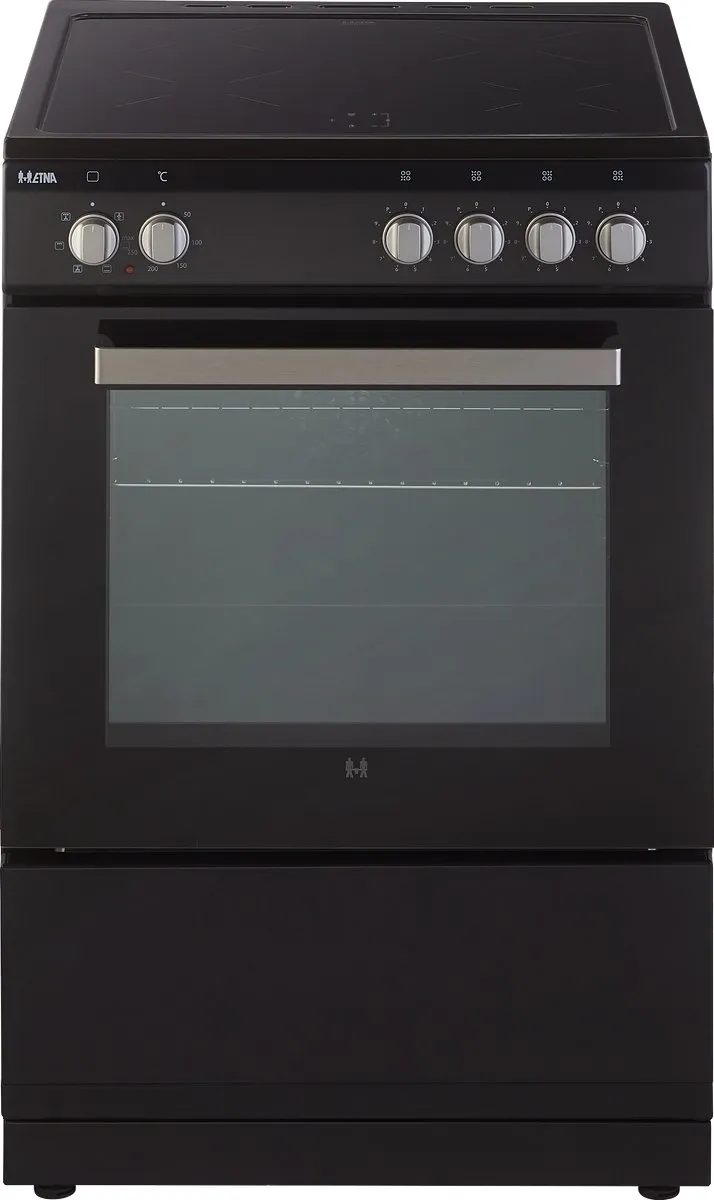Etna FIV560ZWA Vrijstaand Inductiefornuis 60cm - 2-fasen 7,6kW