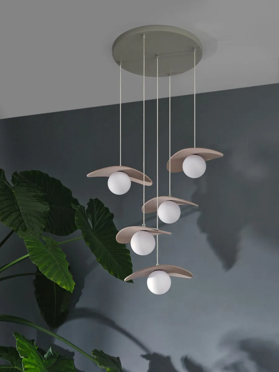 Osram Decor Pearl Hanglamp 5x G9 - Beige - afbeelding 6 van 6