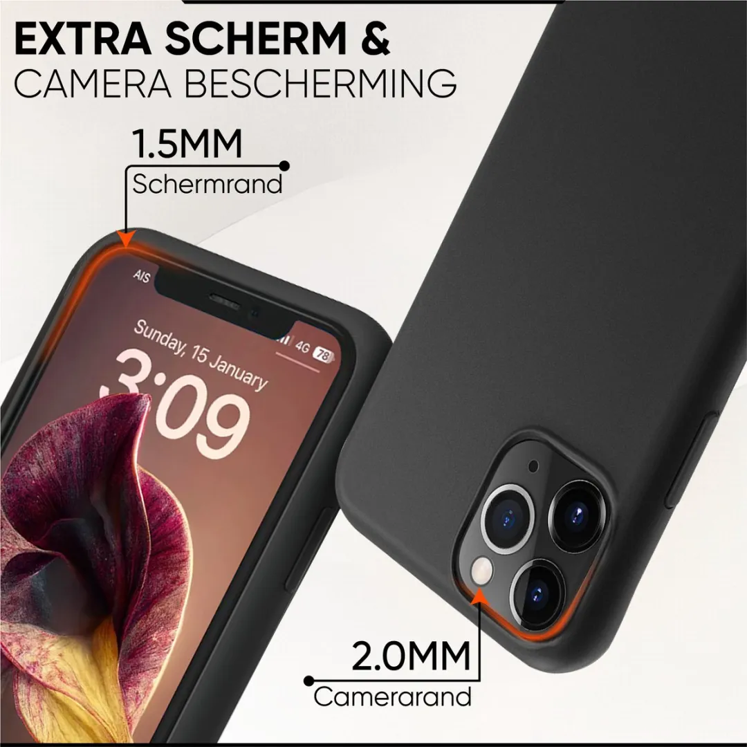 NUVEX iPhone 11 Pro Hoesje - Zwart