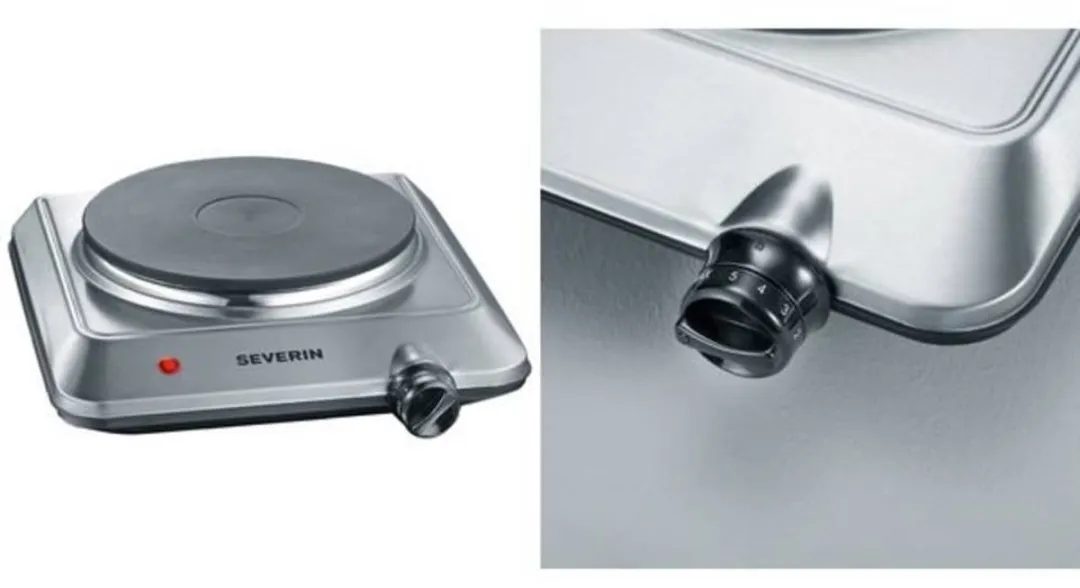 Severin KP 1092 Elektrische Kookplaat 1500W - RVS