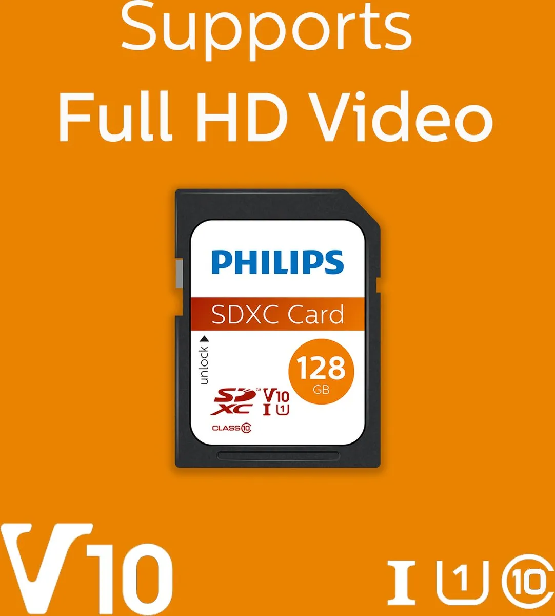 Philips FM12SD55B/00 SDXC-kaart 128GB - 80MB/s