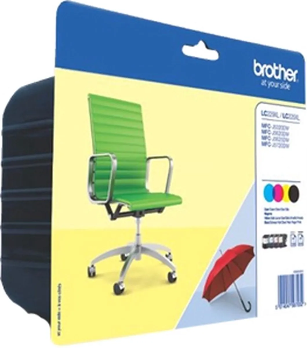 Brother LC-229XLVAL Inktcartridge - 4 Stuks (2.400 Pagina's) - afbeelding 2 van 2