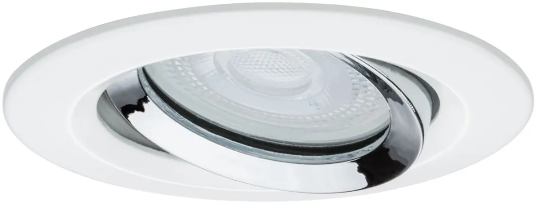 Paulmann Nova Plus Inbouwlamp 93mm 35W GU5.3/GU10 - Wit mat, Chroom
