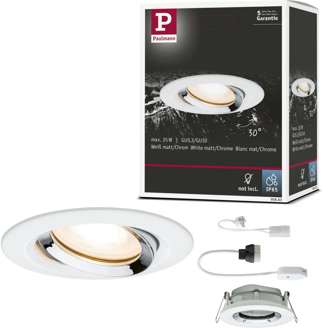 Paulmann Nova Plus Inbouwlamp 93mm 35W GU5.3/GU10