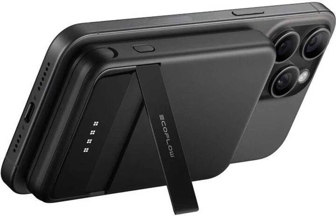 EcoFlow RAPID magnetische Qi2 powerbank 5.000 mAh - Zwart