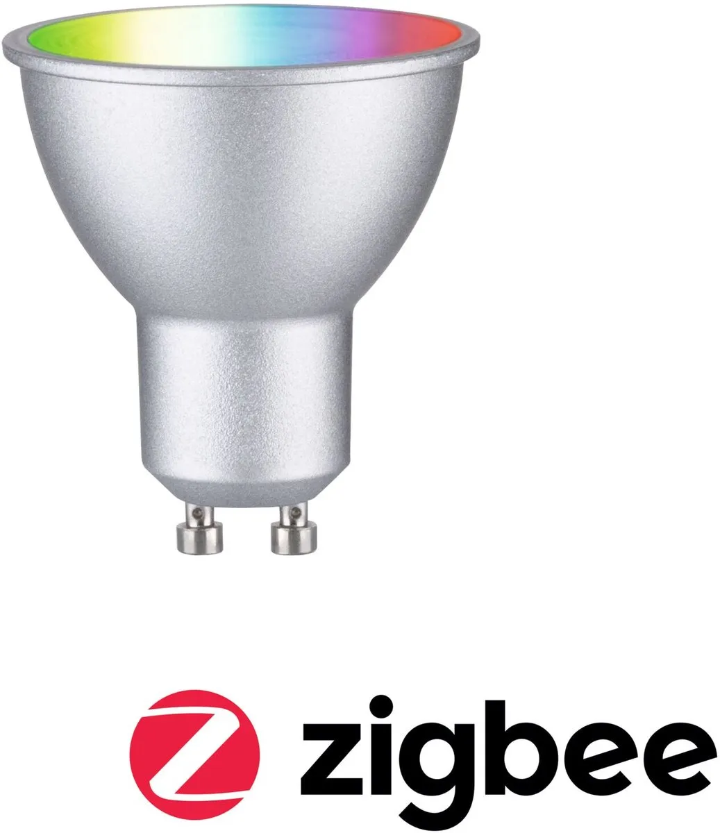 Paulmann Smart Home Zigbee 3.0 LED Reflector GU10 350lm RGBW - 4,8W - Mat Chroom