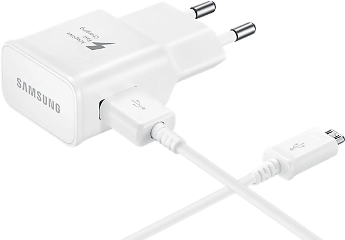 Samsung Adaptive Fast Charger USB-A naar Micro USB 15W - Wit