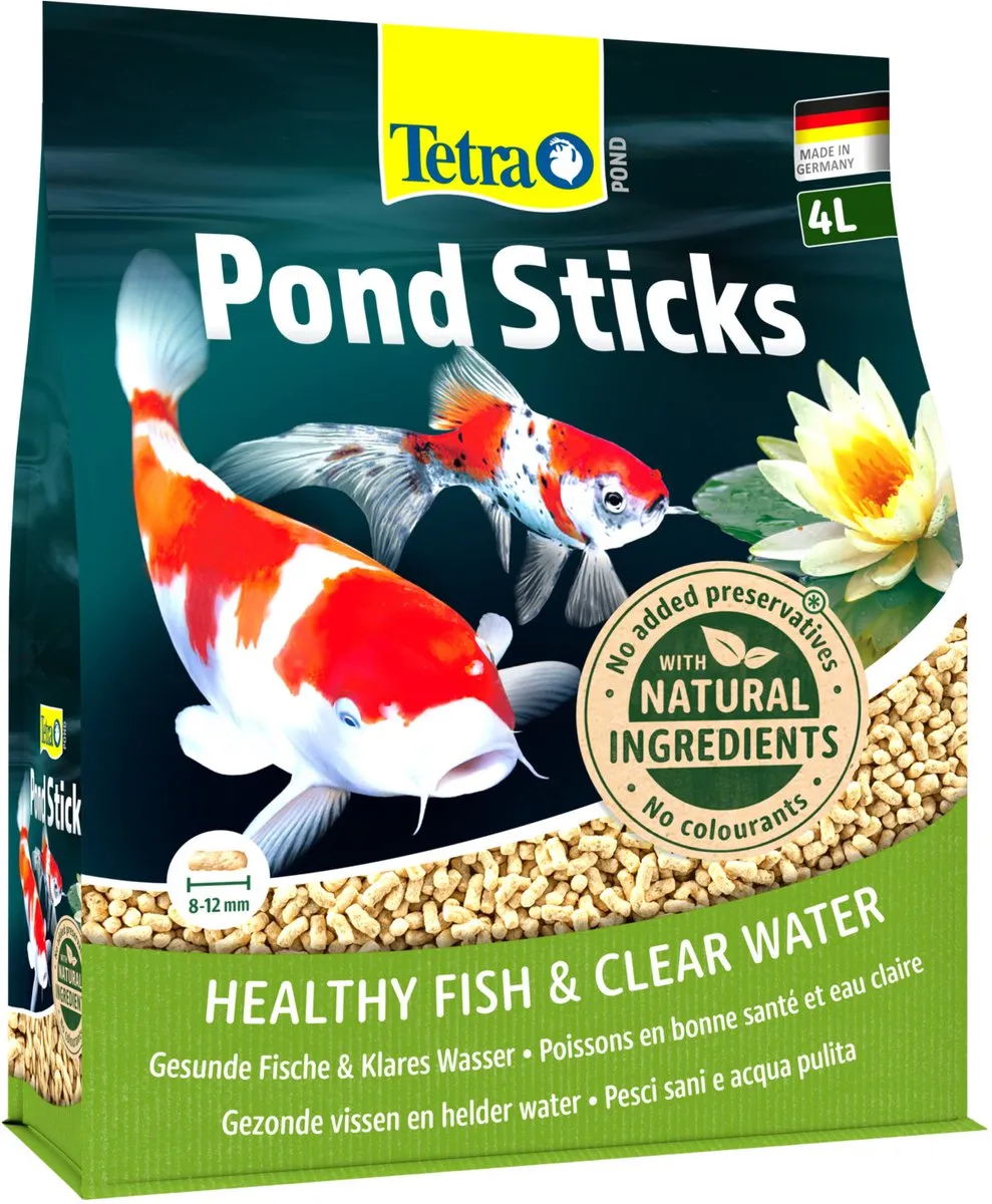 Tetra Pond Sticks Visvoer - Tuinvijvervissen - 4 L
