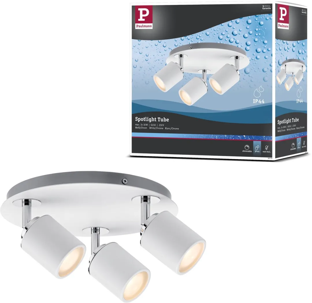 Paulmann Spotlight Tube IP44 GU10 230V