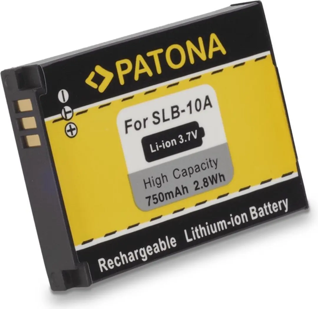 Patona Accu Samsung SLB-10A - 750mAh - afbeelding 4 van 6