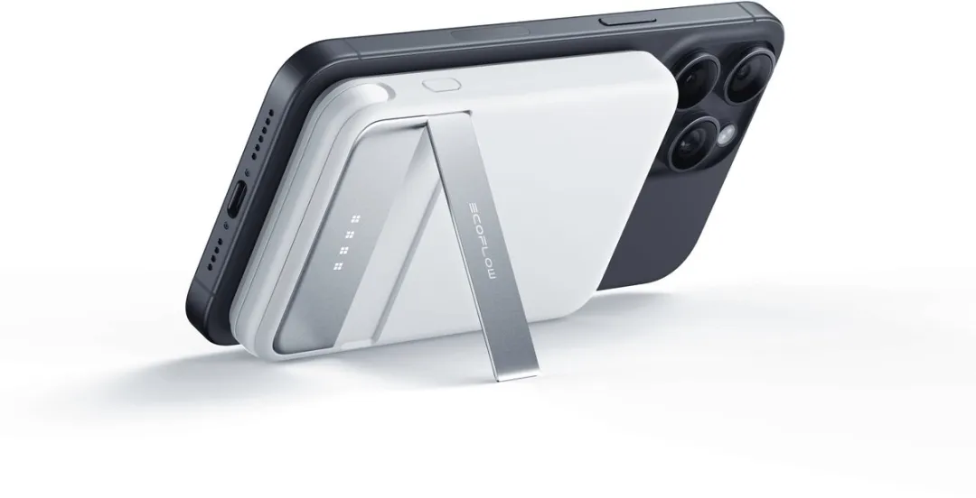 EcoFlow RAPID magnetische Qi2 powerbank 5.000 mAh - Lichtblauw