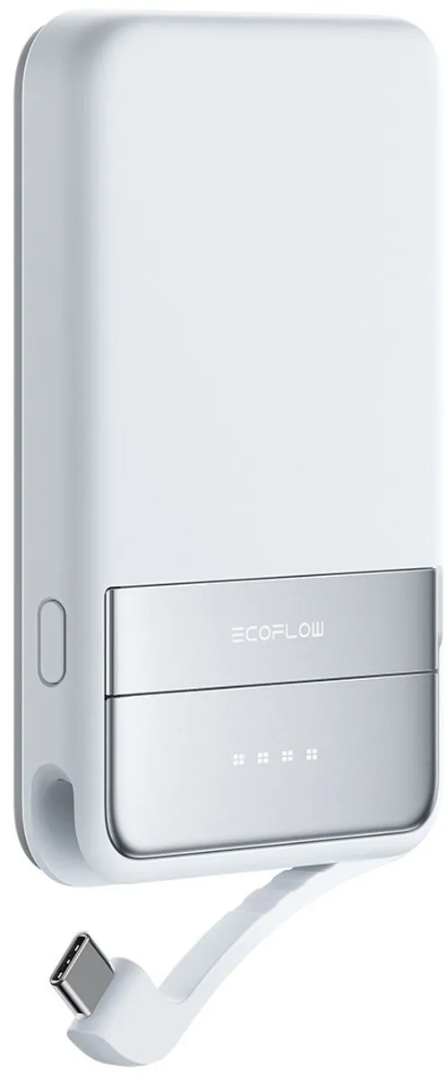 EcoFlow RAPID magnetische Qi2 powerbank 5.000 mAh - Lichtblauw