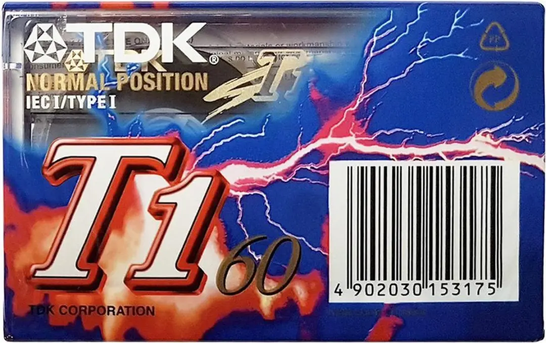 TDK T1 60 Cassettebandje