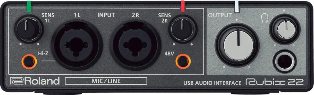 Roland Rubix22 Audio Interface - 2-In/2-Out USB - Zwart - afbeelding 4 van 4