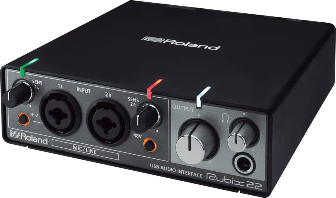 Roland Rubix22 Audio Interface - 2-In/2-Out USB - Zwart - afbeelding 3 van 4